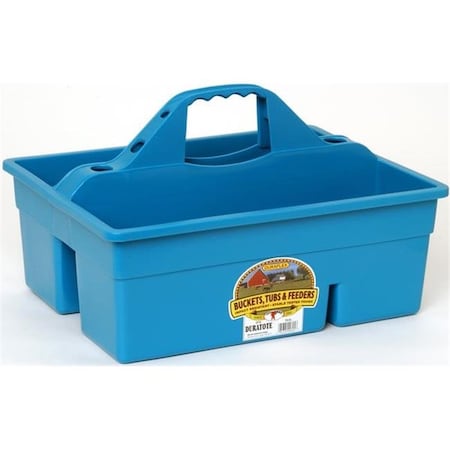 Miller Mfg Miller Manufacturing 405060575 DT6 Plastic Dura Tote Box; Teal 405060575